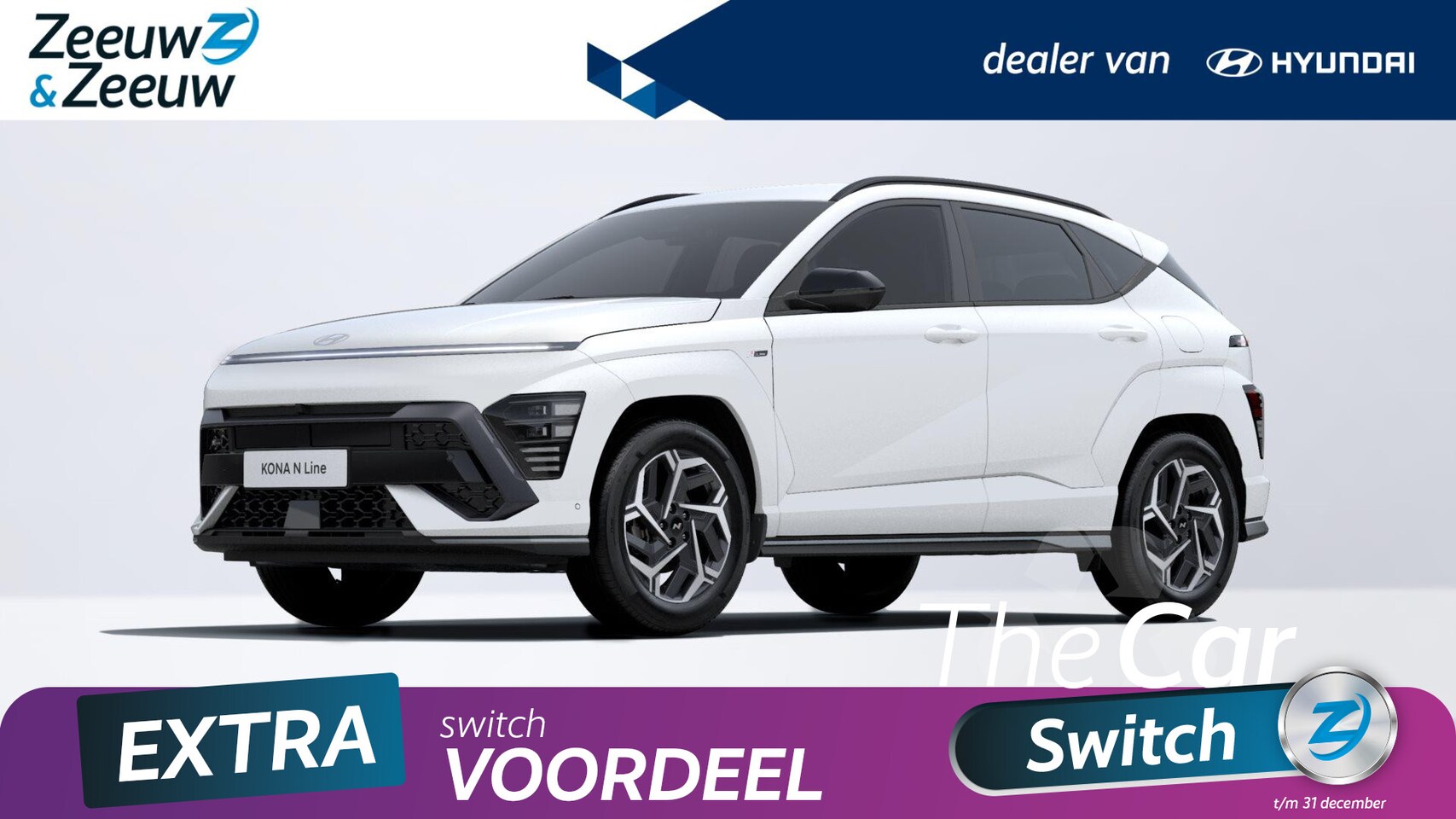 Hyundai Kona - 1.6 GDI HYBRID | N-LINE | €5.500,- KORTING | DIRECT LEVERBAAR | - AutoWereld.nl