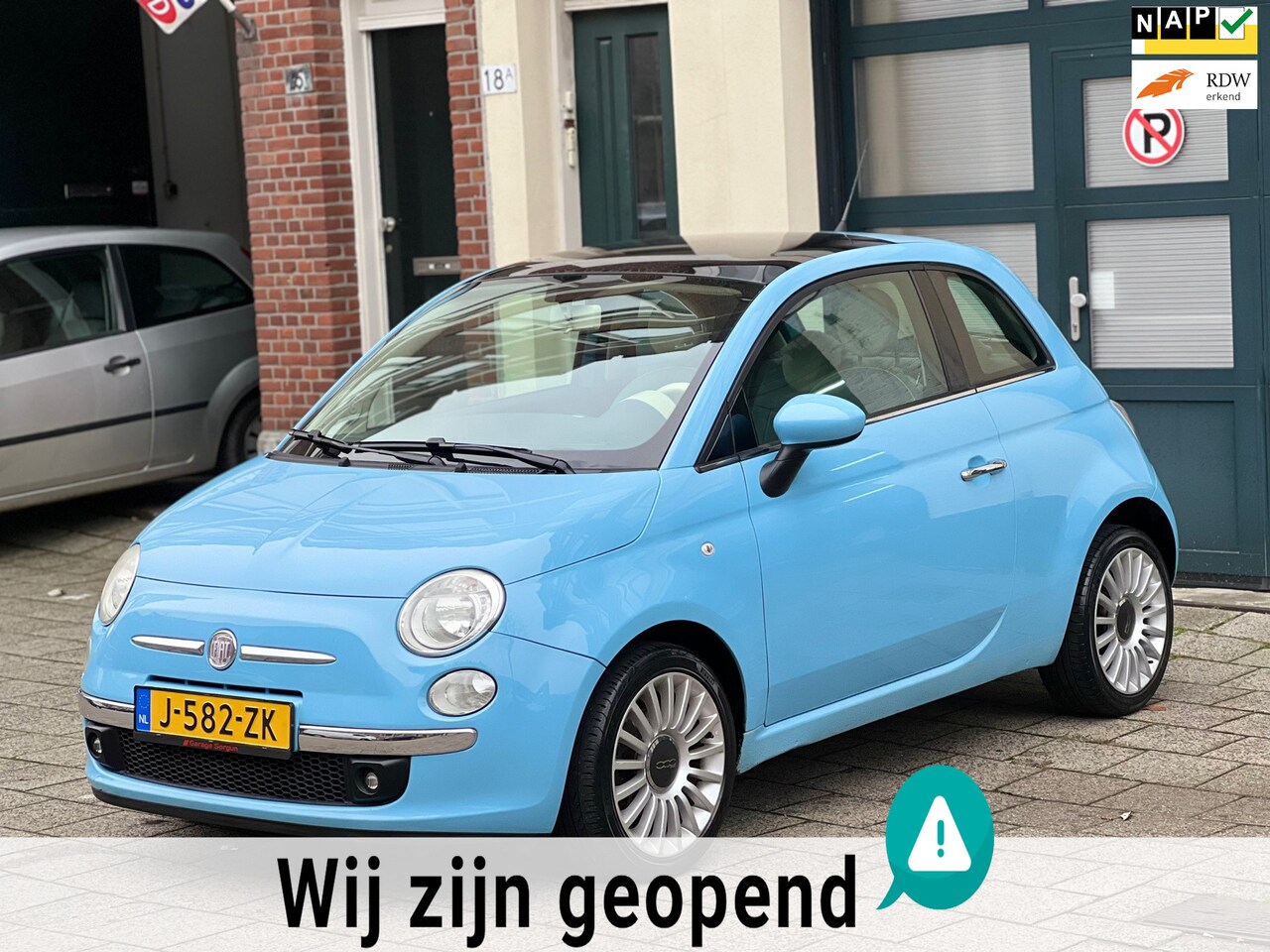 Fiat 500 - 0.9 TwinAir Lounge-airco-elek ramen - AutoWereld.nl