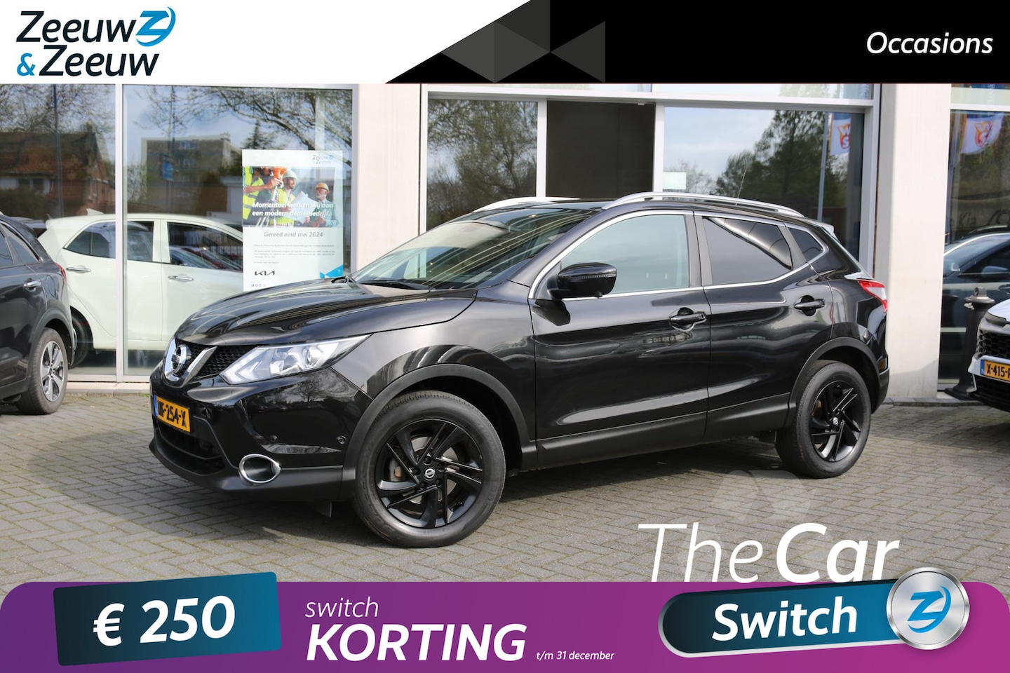 Nissan Qashqai - 1.2 Business Edition | Airco | Navi | Camera | Leder | Privacy Glass | AUTOMAAT | Elektris - AutoWereld.nl