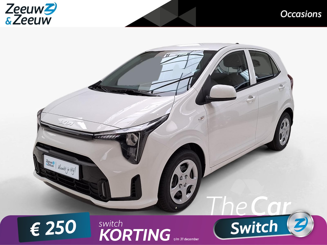 Kia Picanto - 1.0 DPI DynamicLine private lease v.a. 294,00  inruilpremie 1.250,00 - AutoWereld.nl