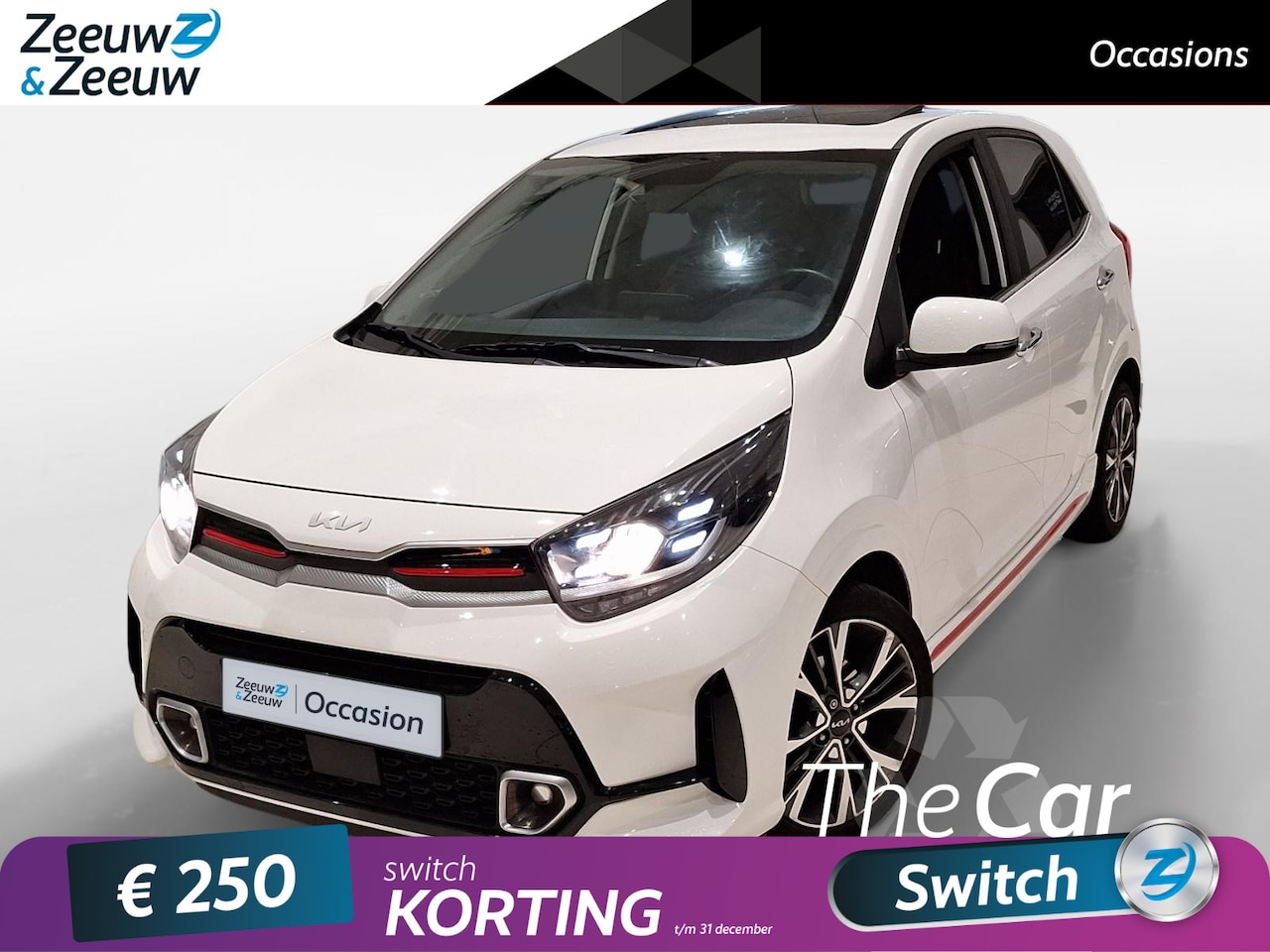 Kia Picanto - 1.0 T-GDi GT-Line 5p 100PK Climate Control | Camera | Stoel-stuurverwarming | 5-persoons - AutoWereld.nl