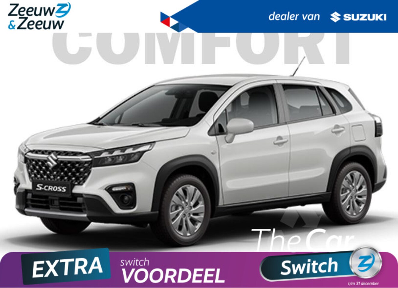 Suzuki S-Cross - 1.4 Boosterjet Comfort | Navigatie | Staat in bestelling! | - AutoWereld.nl