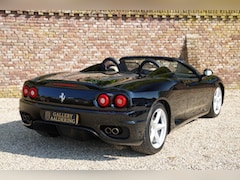 Ferrari 360 - Modena Spider F1 Low kilometers example, Livery in "Nero" over beige interior and black so