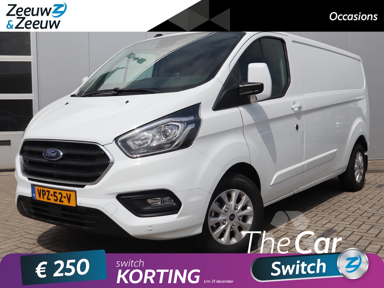 Ford Transit Custom - 300 2.0 TDCI L2H1 Limited | Trekhaak | Winter Pack | Achteruitrijcamera |  Schuifdeur Rech - AutoWereld.nl