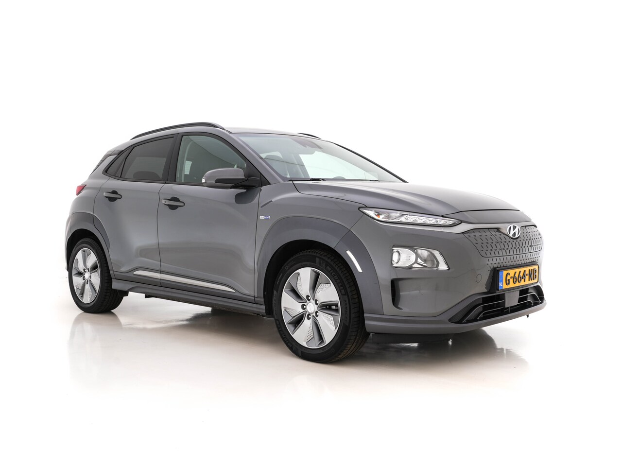 Hyundai Kona Electric - EV Fashion 64 kWh (INCL-BTW) Aut. *HEAD-UP | 1/2LEDER | NAVI-FULLMAP | KEYLESS | SHIFT-PAD - AutoWereld.nl