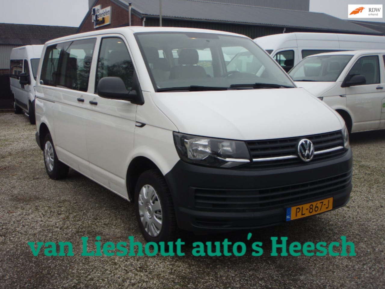 Volkswagen Transporter Kombi - VW 9 persoons personenbus benzine cng aardgas bj 17 - AutoWereld.nl