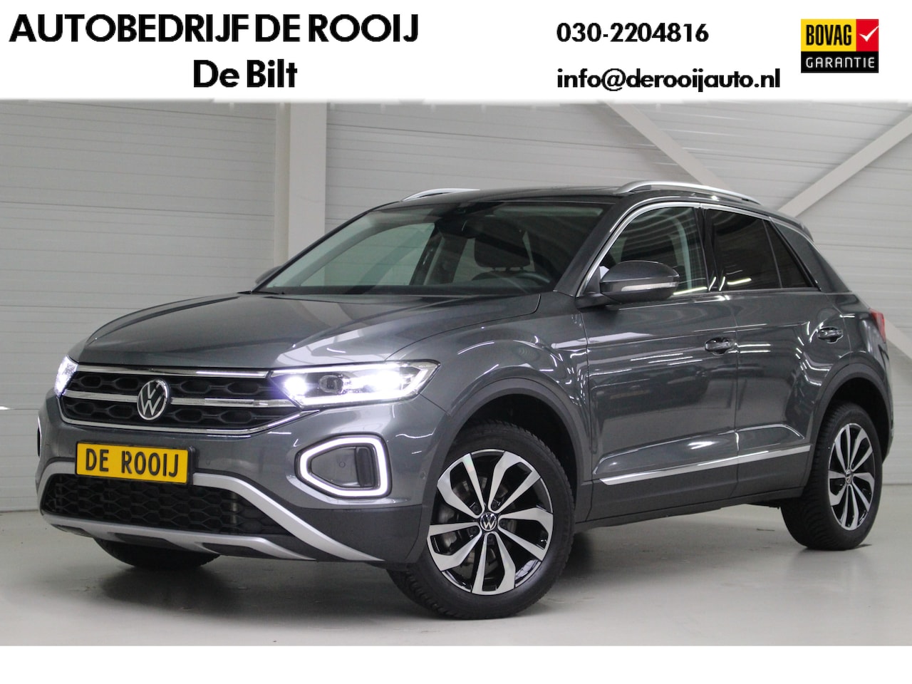 Volkswagen T-Roc - 1.5 TSI DSG Style Panoramadak | Navigatie | DAB+ Radio | 17"Lichtmetalen velgen | Camera - AutoWereld.nl