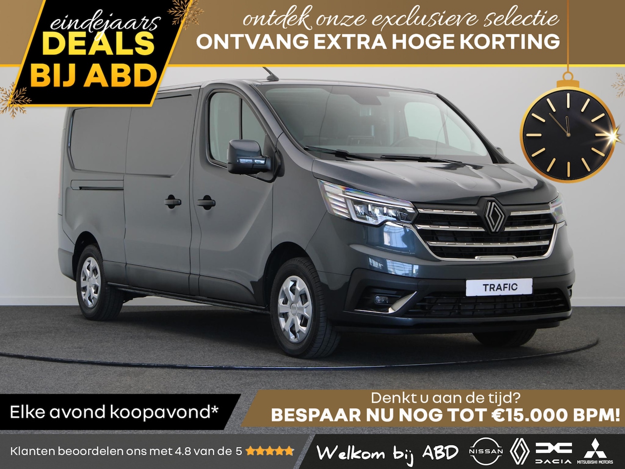 Renault Trafic - 2.0 dCi 150 EDC T30 L2H1 Advance | Trekhaak | Achteruitrijcamera | Laadruimtepakket | Vier - AutoWereld.nl