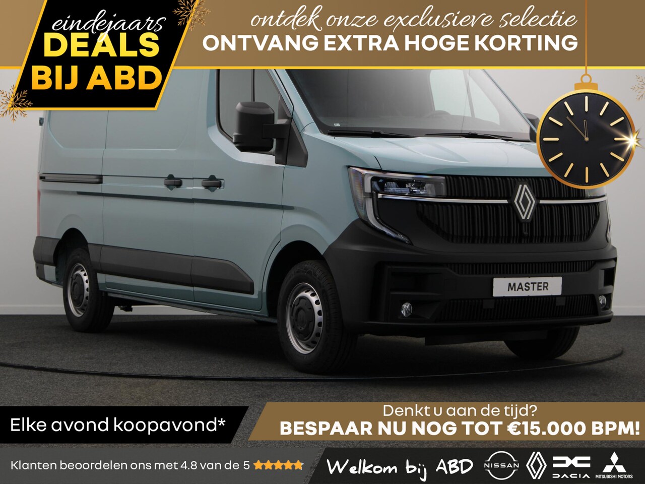 Renault Master - T35 2.0 dCi 130 L2H2 Advance | Laadruimtepakket | Parkeersensoren achter | openR link Mult - AutoWereld.nl