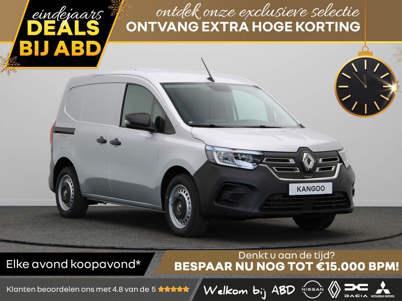 Renault Kangoo E-Tech - Advance 22 kW 44 kWh | Hoge korting | Lage rente | Direct rijden | Vol opties | - AutoWereld.nl