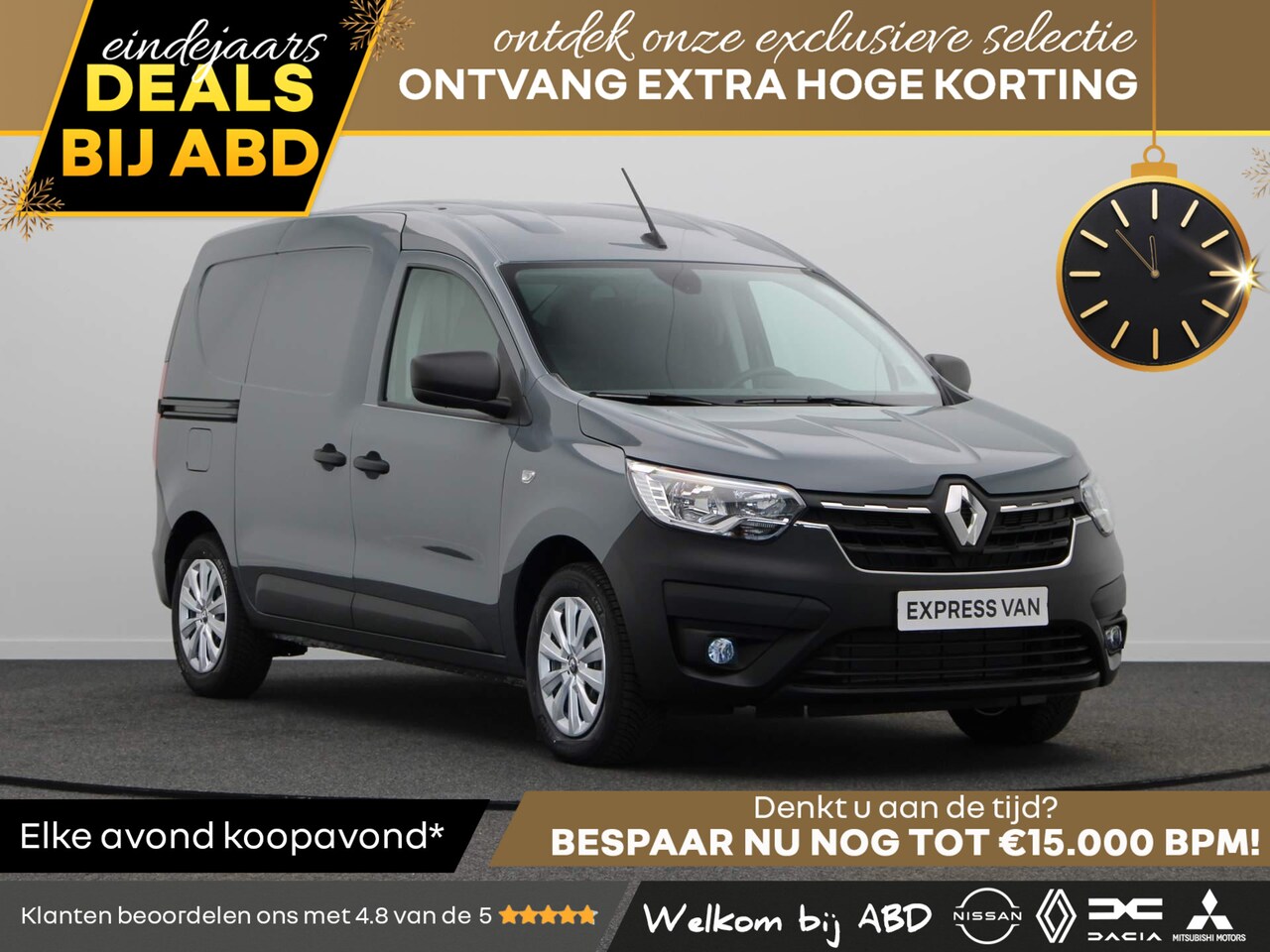 Renault Express - 1.5 dCi 75pk Comfort + | BPM Voordeel | Hoge korting | Lage rente | Direct rijden | Vol op - AutoWereld.nl