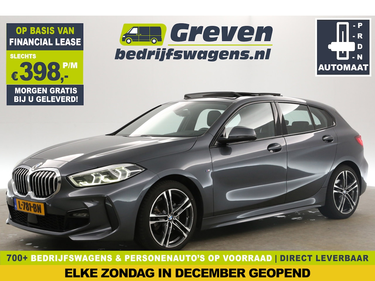 BMW 1-serie - 118i High Executive Automaat Pano Sfeer Camera Virtual Clima Cruise Navi PDC LED 18''LMV - AutoWereld.nl