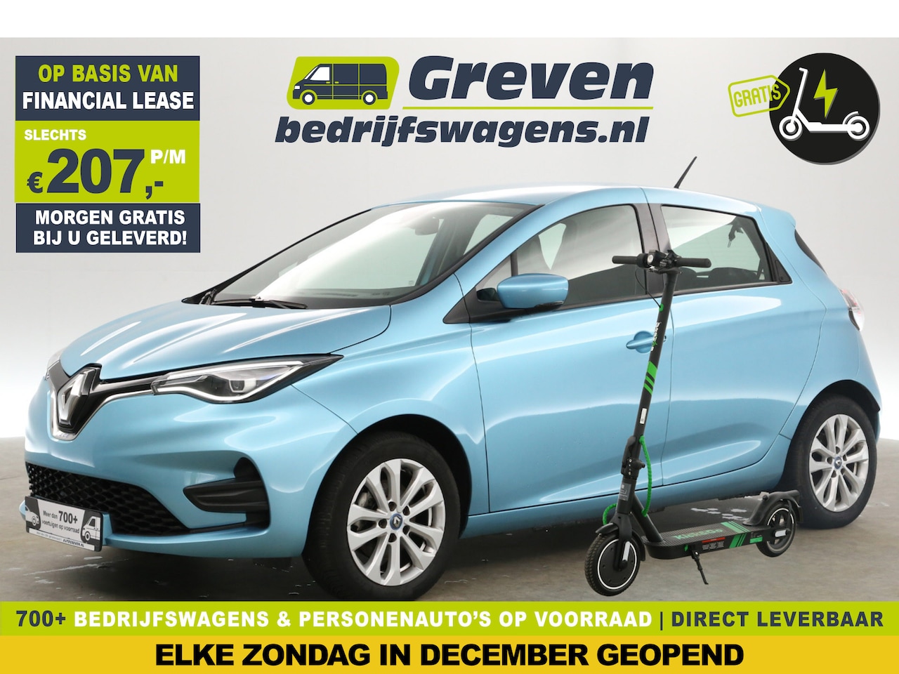 Renault Zoe - 52 kWh Experience | Huur-Accu | Gratis E-Step! | 136PK Elektrisch Automaat Airco Cruise Ca - AutoWereld.nl