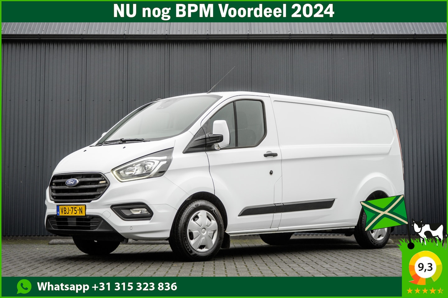 Ford Transit Custom - 2.0 TDCI L2H1 | Euro 6 | 131 PK | Cruise | Airco | PDC | LED - AutoWereld.nl