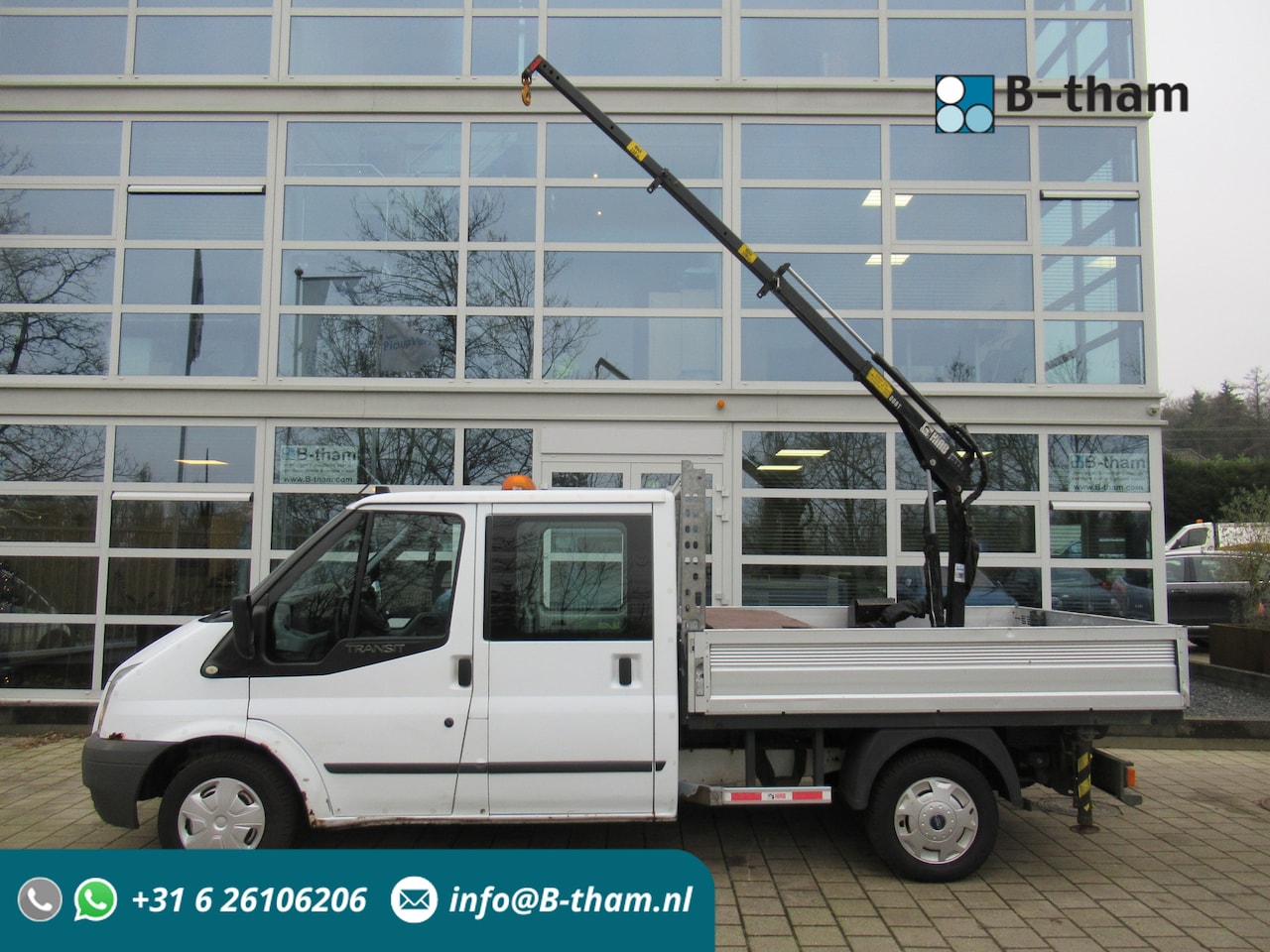 Ford Transit - 125T300M 2.2 TDCI + HIAB DOKA Dubbelcabine - AutoWereld.nl