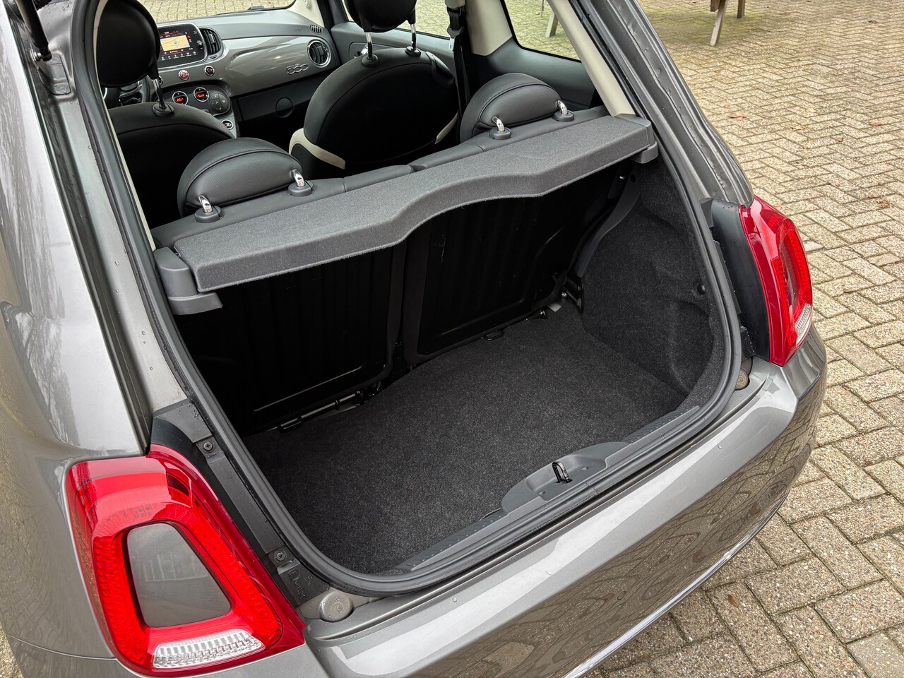 Fiat 500 - 0.9 TwinAir Turbo Lounge Sport | Org-NL auto. Leder. Navi. Etc. Lage km.