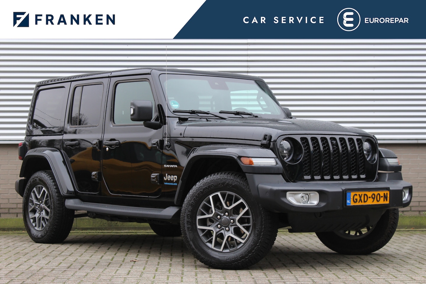 Jeep Wrangler Unlimited - 4xe 380 Sahara | Dual Top | Full Options | Alpine | Adaptieve Cruise | BLIS | Leder - AutoWereld.nl