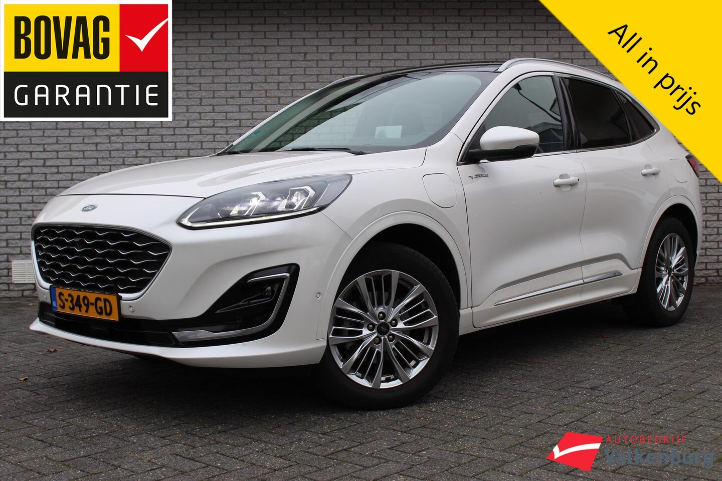 Ford Kuga - 2.5 PHEV e-CVT 225pk Vignale | Camera | Carplay | PANO schuifdak | Stoelverwarming voor + - AutoWereld.nl