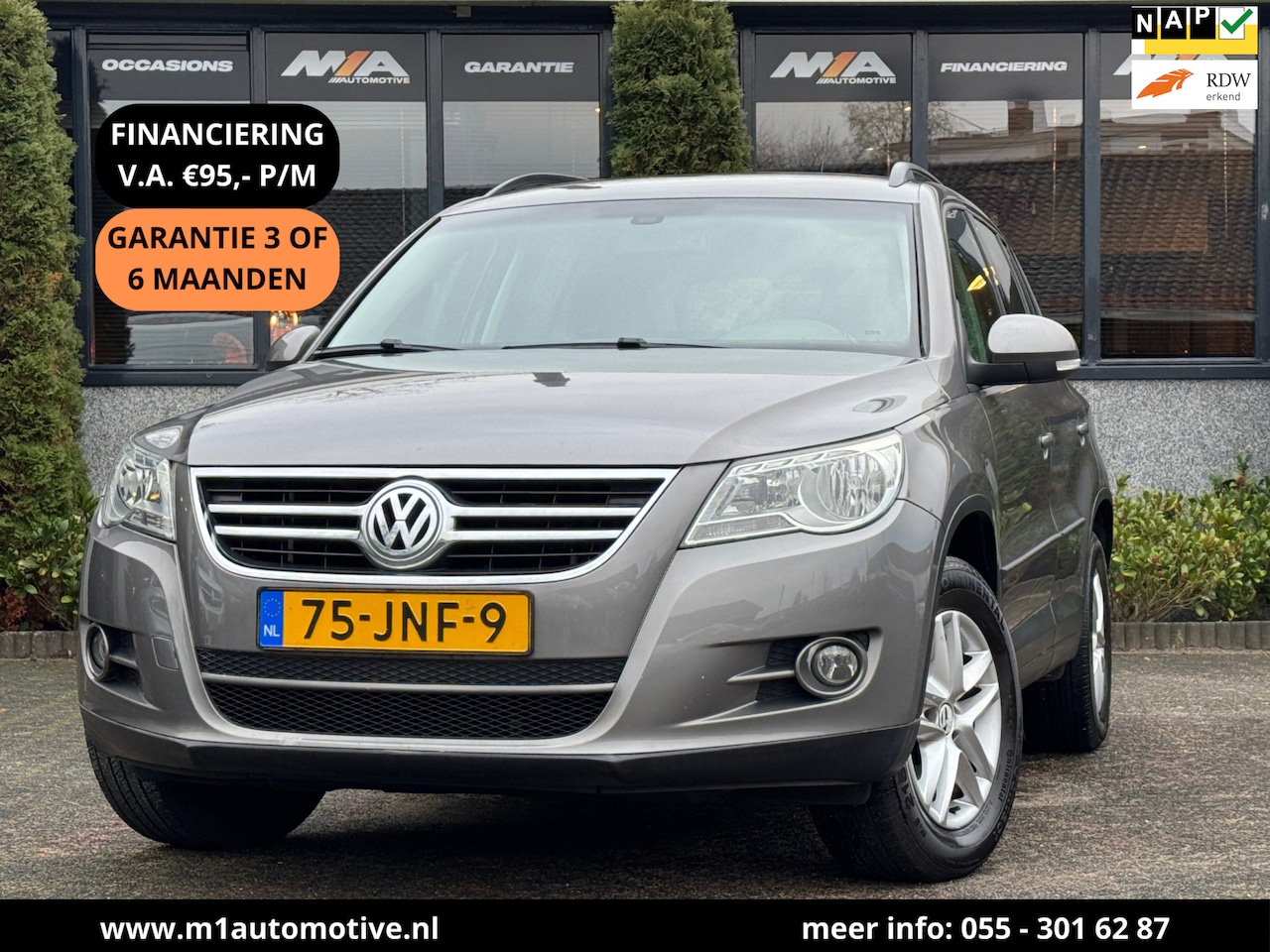 Volkswagen Tiguan - 1.4 TSI Comfort&Design | Airco | Navi | Trekhaak - AutoWereld.nl