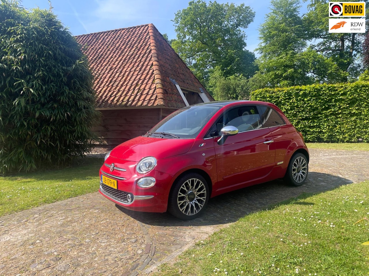 Fiat 500 - 0.9 TwinAir Turbo Lounge-Pano-Clima-PDC-Navi- - AutoWereld.nl