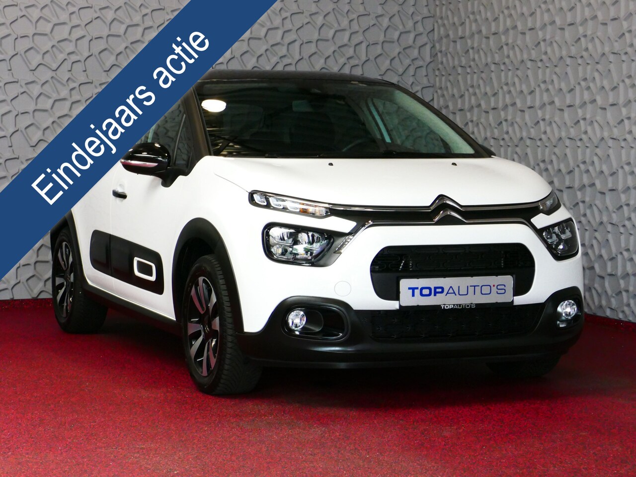 Citroën C3 - 1.2 SHINE 2TONE CARPLAY NAVI CLIMA CRUISE LED CAMERA LMV STOELVERW. 10/2023 - AutoWereld.nl