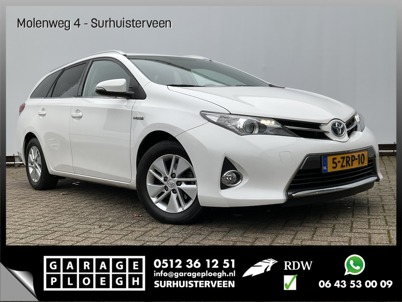 Toyota Auris Touring Sports - 1.8 Hybrid Navi Camera Led Zuinig* Dynamic - AutoWereld.nl