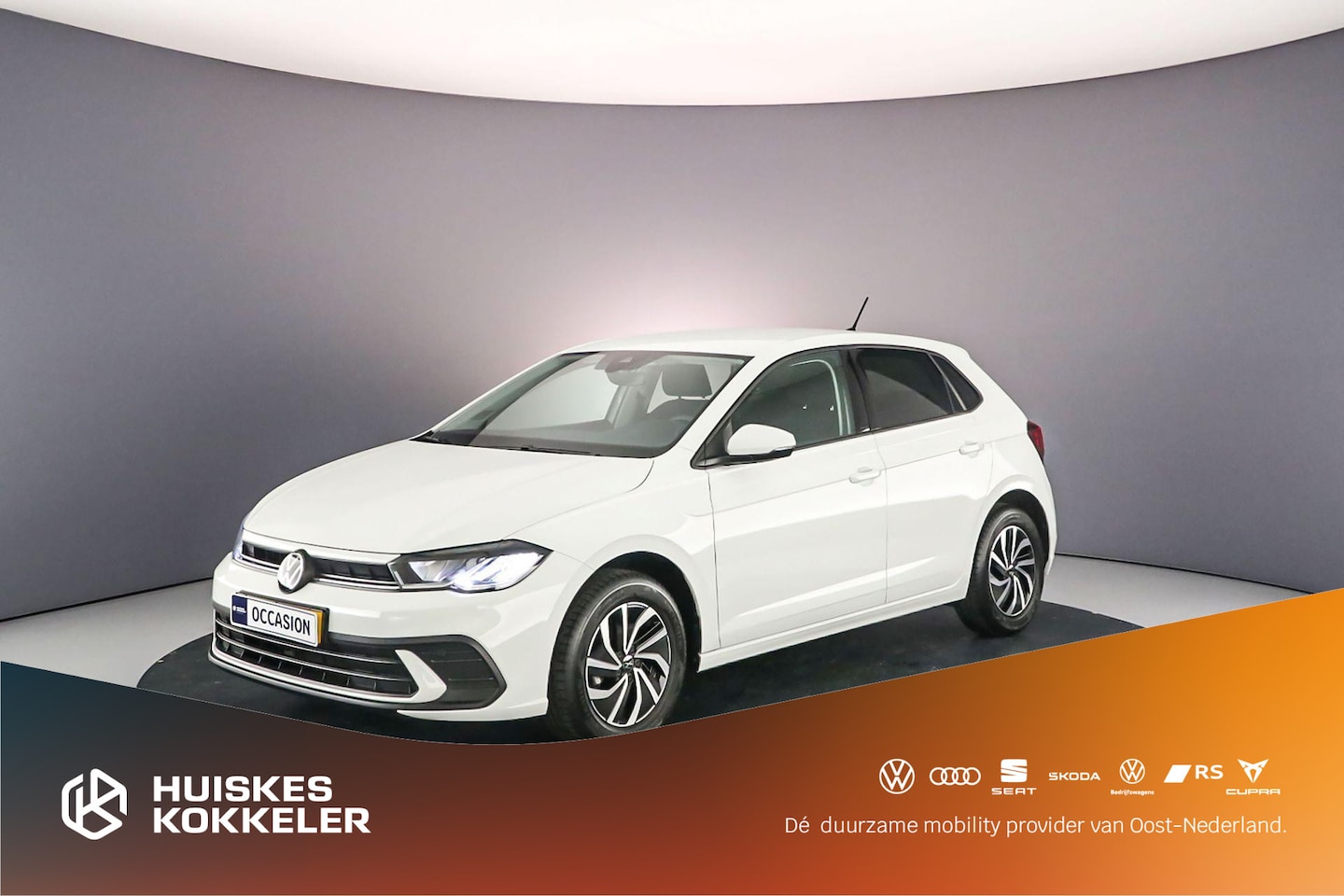 Volkswagen Polo - Life 1.0 TSI 95pk Adaptive cruise control, DAB, Radio, Airco, App connect, LED koplampen, - AutoWereld.nl