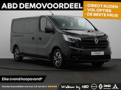 Renault Trafic - 2.0 Blue dCi EDC 170 T29 L2H1 Extra DC | Anniversary | Sidebars | Zwarte logo's | Glassloo