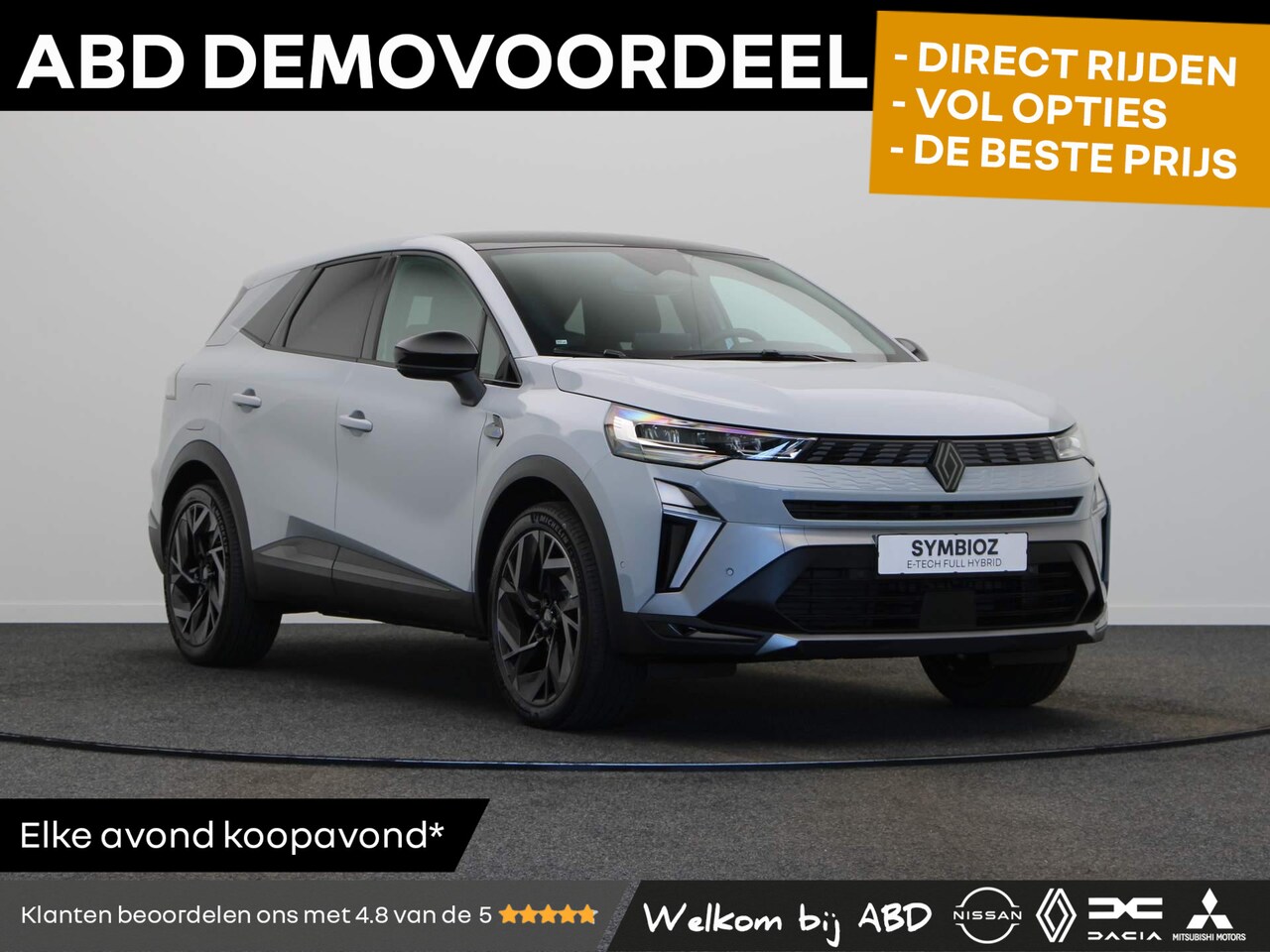 Renault Symbioz - 1.6 E-Tech hybrid 145pk esprit Alpine | Panoramadak | Harman Kardon | Active driver assist - AutoWereld.nl