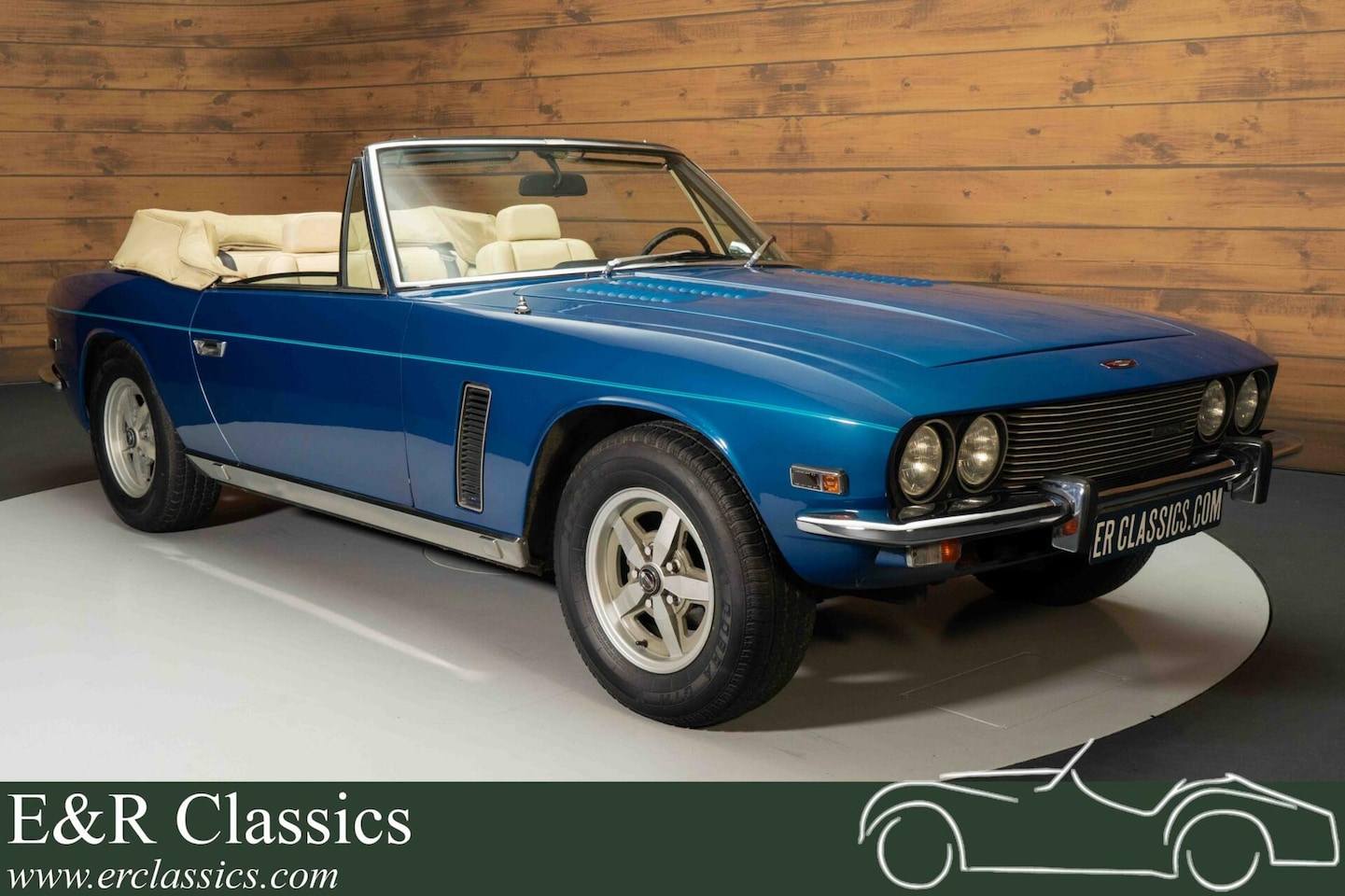 Jensen Interceptor - MK3 Cabriolet | Gerestaureerd | 1977 - AutoWereld.nl