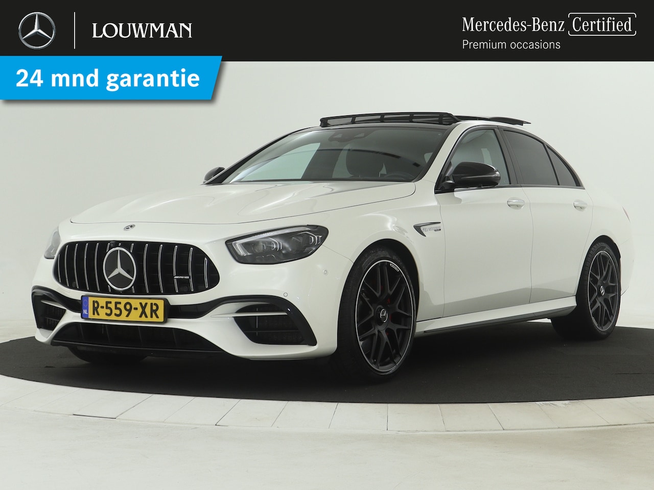 Mercedes-Benz E-klasse - 63S AMG 4-MATIC+ 612 pk V8 | AMG Driver Pack | Panoramadak | Rijassistentie Pack | Burmest - AutoWereld.nl