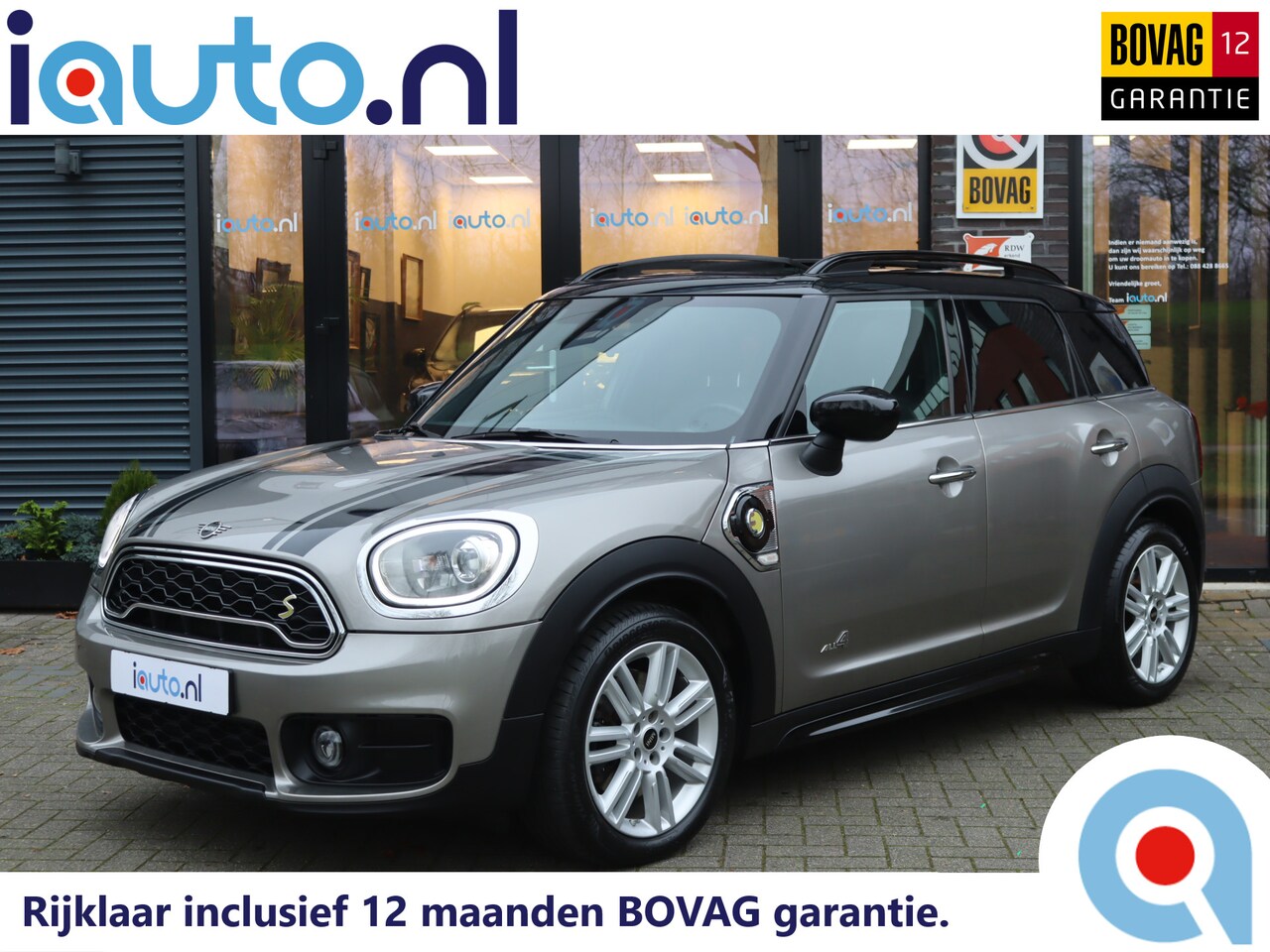 MINI Countryman - Mini 2.0 Cooper S E ALL4 Chili Pano/Leder/LED/Navi/Keyless/Elek. klep/Alarm/18" - AutoWereld.nl