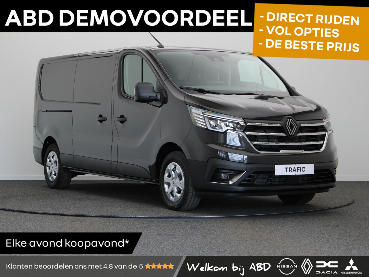 Renault Trafic - 2.0 dCi 130 T30 L2H1 Advance | Trekhaak | Laadruimtepakket | Achteruitrijcamera | Vierseiz - AutoWereld.nl