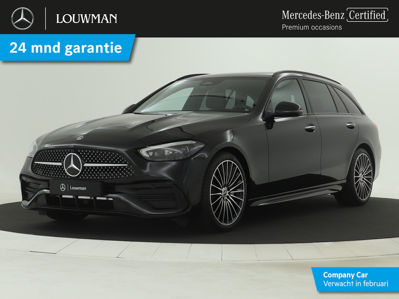 Mercedes-Benz C-klasse Estate - 200 AMG Line | Nightpakket | Antidiefstalpakket GUARD 360° Plus | USB-pakket plus | Parkee - AutoWereld.nl