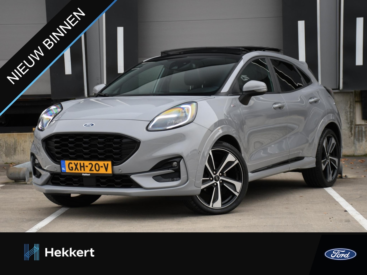 Ford Puma - ST-Line X 1.0 EcoBoost Hybrid 155pk Automaat SCHUIF-DAK | WINTER PACK | 19''LM | BLIS | DA - AutoWereld.nl