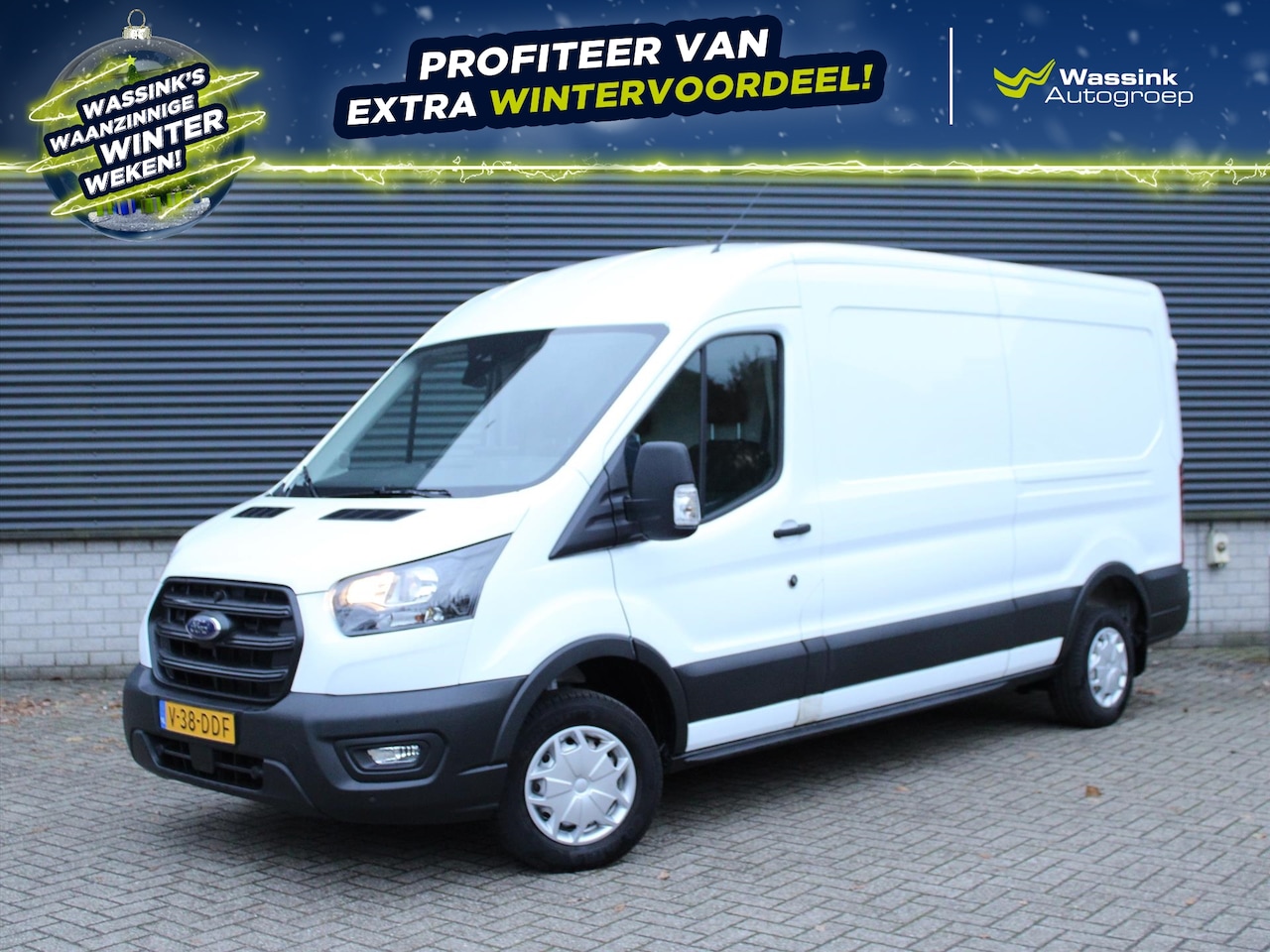 Ford Transit - GB 350 L3H2 TDCi 130pk FWD Trend | Cruise Control | Parkeersensoren Voor en Achter | Bluet - AutoWereld.nl