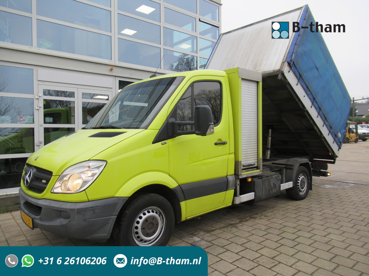 Mercedes-Benz Sprinter - 313 2.2 CDI 366 Kipper - Tipper Huif - AutoWereld.nl