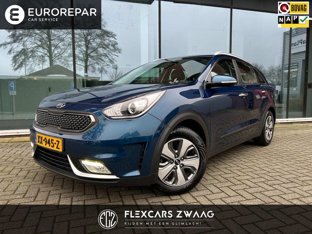 Kia Niro - 1.6 GDi Hybrid DynamicLine - Automaat - Navi - Parkeerhulp - Climate - Org.NL - AutoWereld.nl