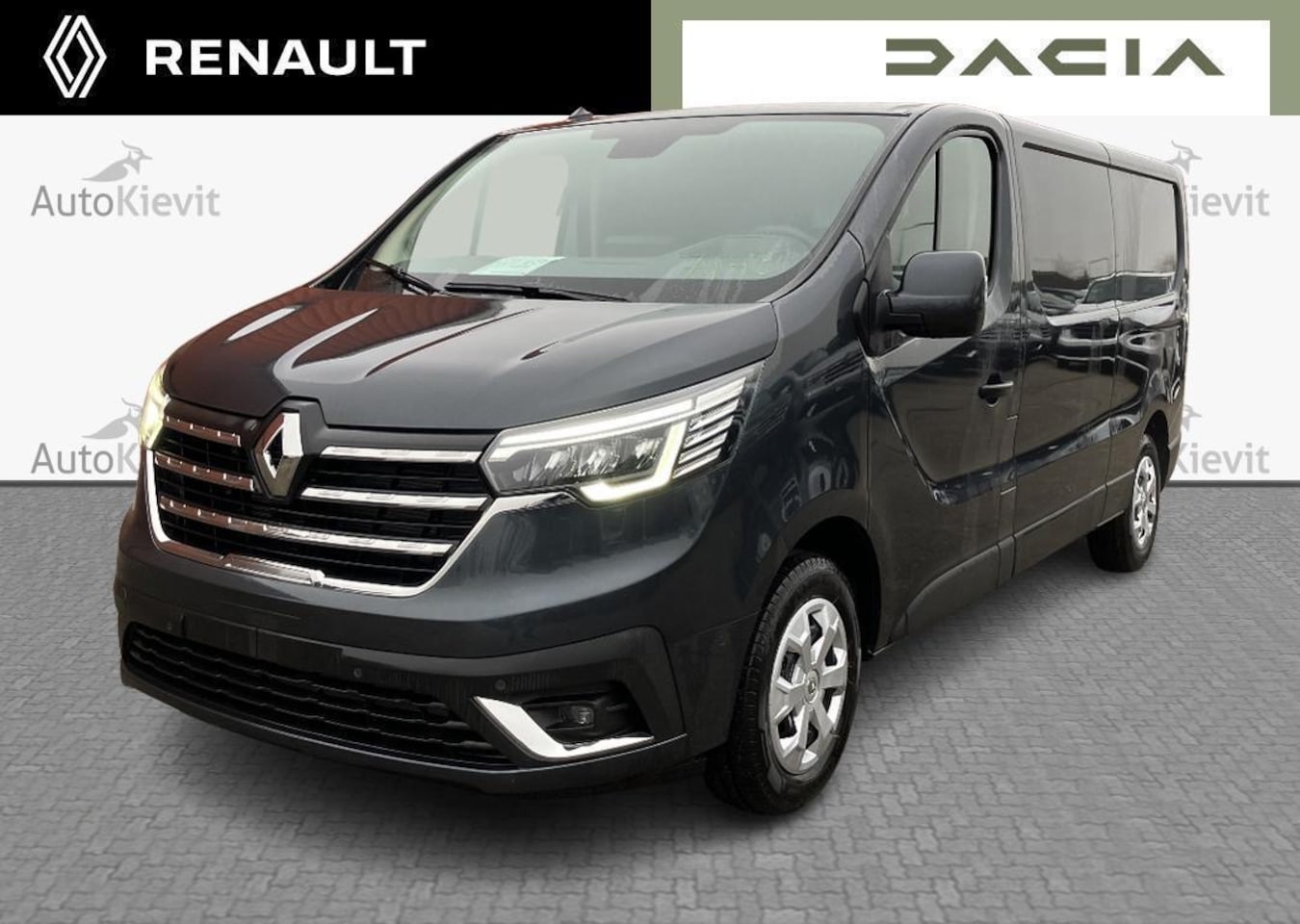 Renault Trafic - 2.0 dCi 130 T30 L2H1 Work Edition - Pack Parking / Vierseizoenbanden met sneeuwvlokicoon / - AutoWereld.nl