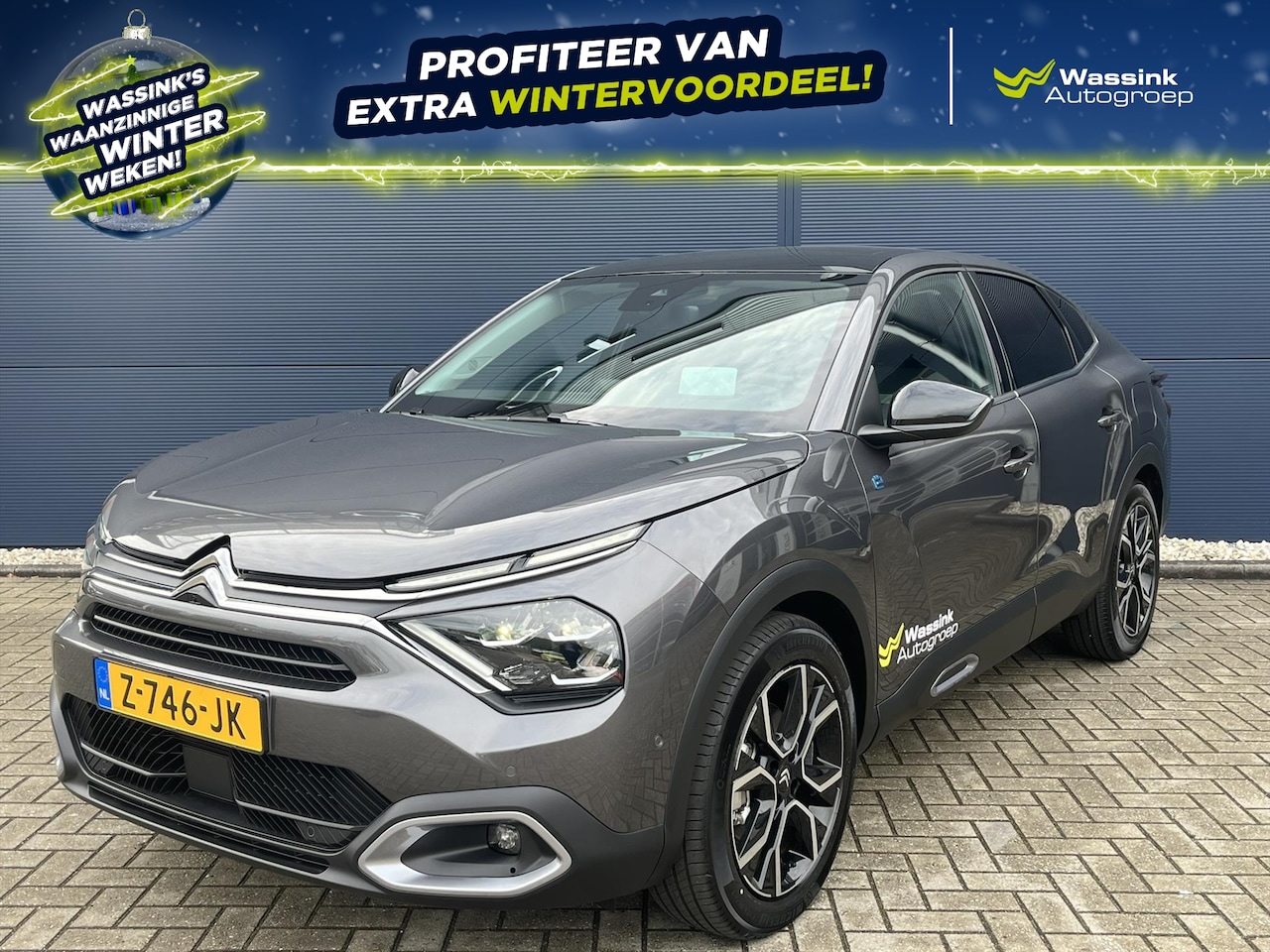 Citroën Ë-C4 X - EV 54kWh 156pk Max | 400km range | Navigatie | Schuifdak | Pack hifi | 18 inch velgen - AutoWereld.nl