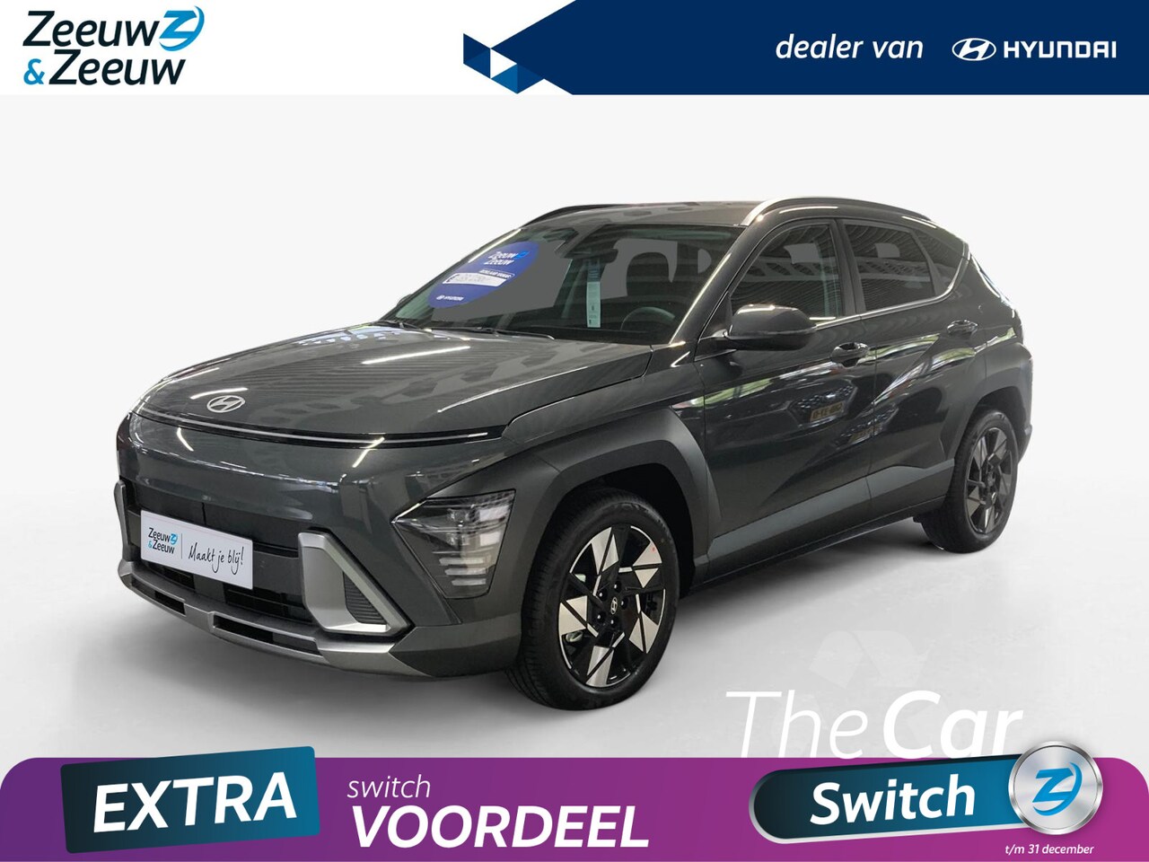 Hyundai Kona - 1.6 GDI HEV Premium | ACTIEPRIJS RIJKLAAR!! | PL: VANAF € 550,- P/M | MEERDERE KLEUREN BES - AutoWereld.nl