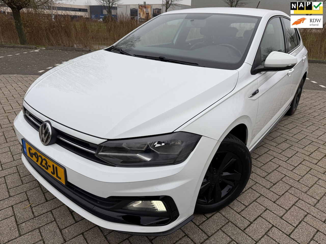 Volkswagen Polo - 1.0 TSI Business R-LINE*CRUISE*PARK SENSOREN*NAVI*CARPLY*APK*NEW NAP*1 EIGNAAR*Half ledere - AutoWereld.nl