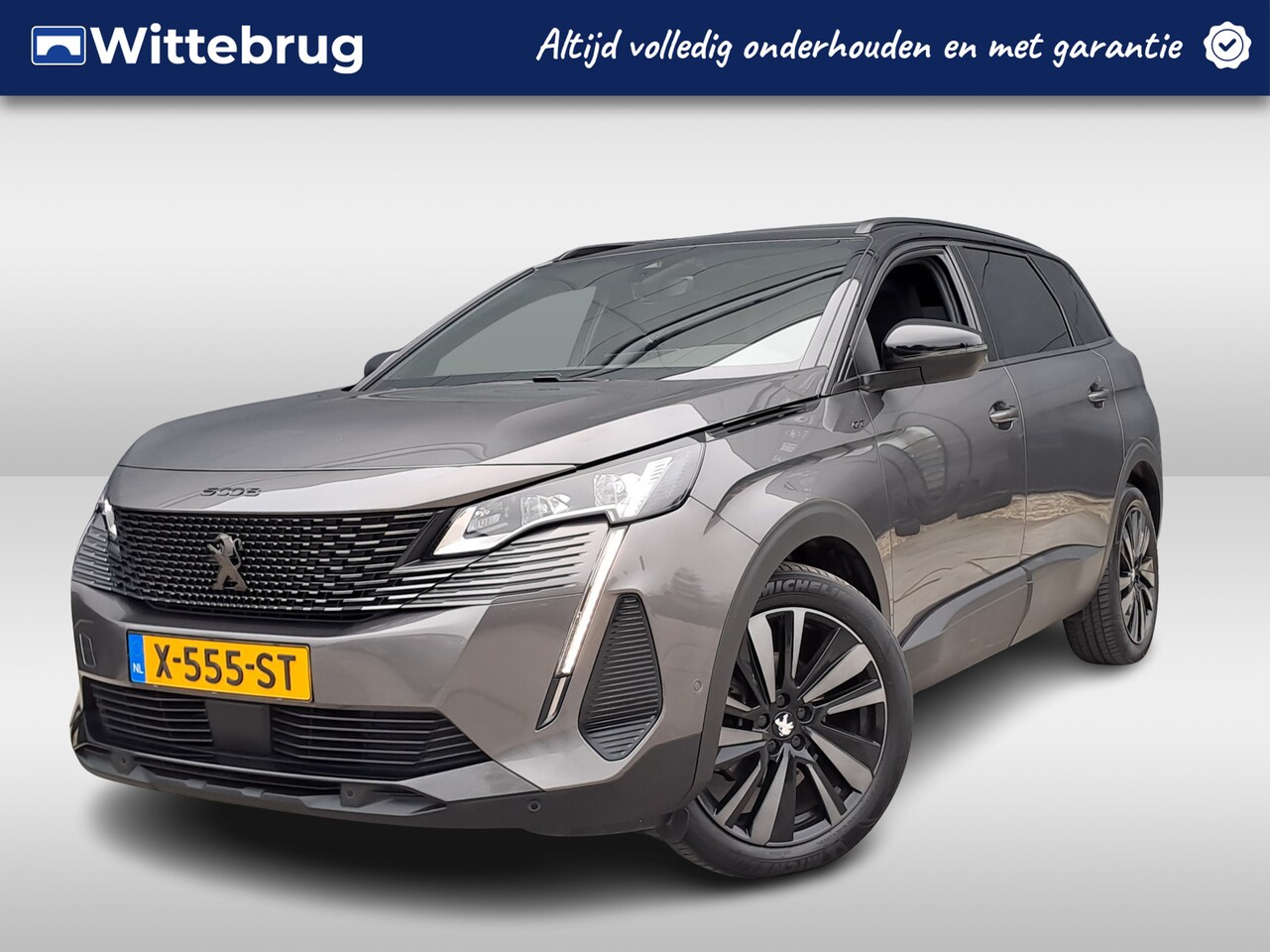 Peugeot 5008 - 1.2 Hybrid GT Black Pack Automaat | Black Pack | Open Panoramadak | 19' Lichtmetaal | Foca - AutoWereld.nl