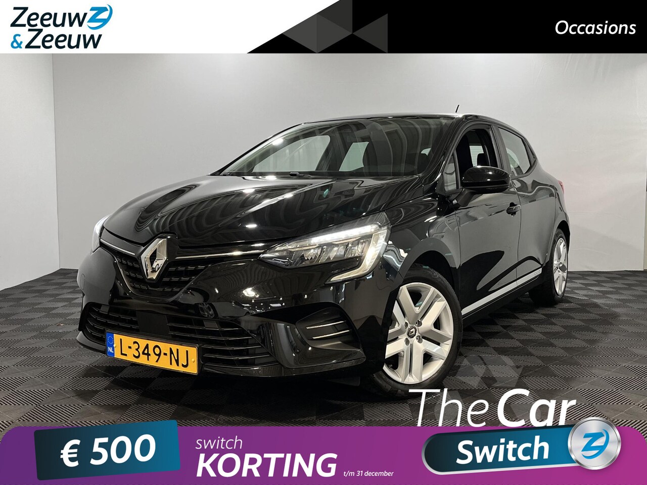 Renault Clio - 1.6 - 140PK E-Tech Hybrid Business Zen Automaat | Navi | Apple CarPlay/Android Auto | Park - AutoWereld.nl