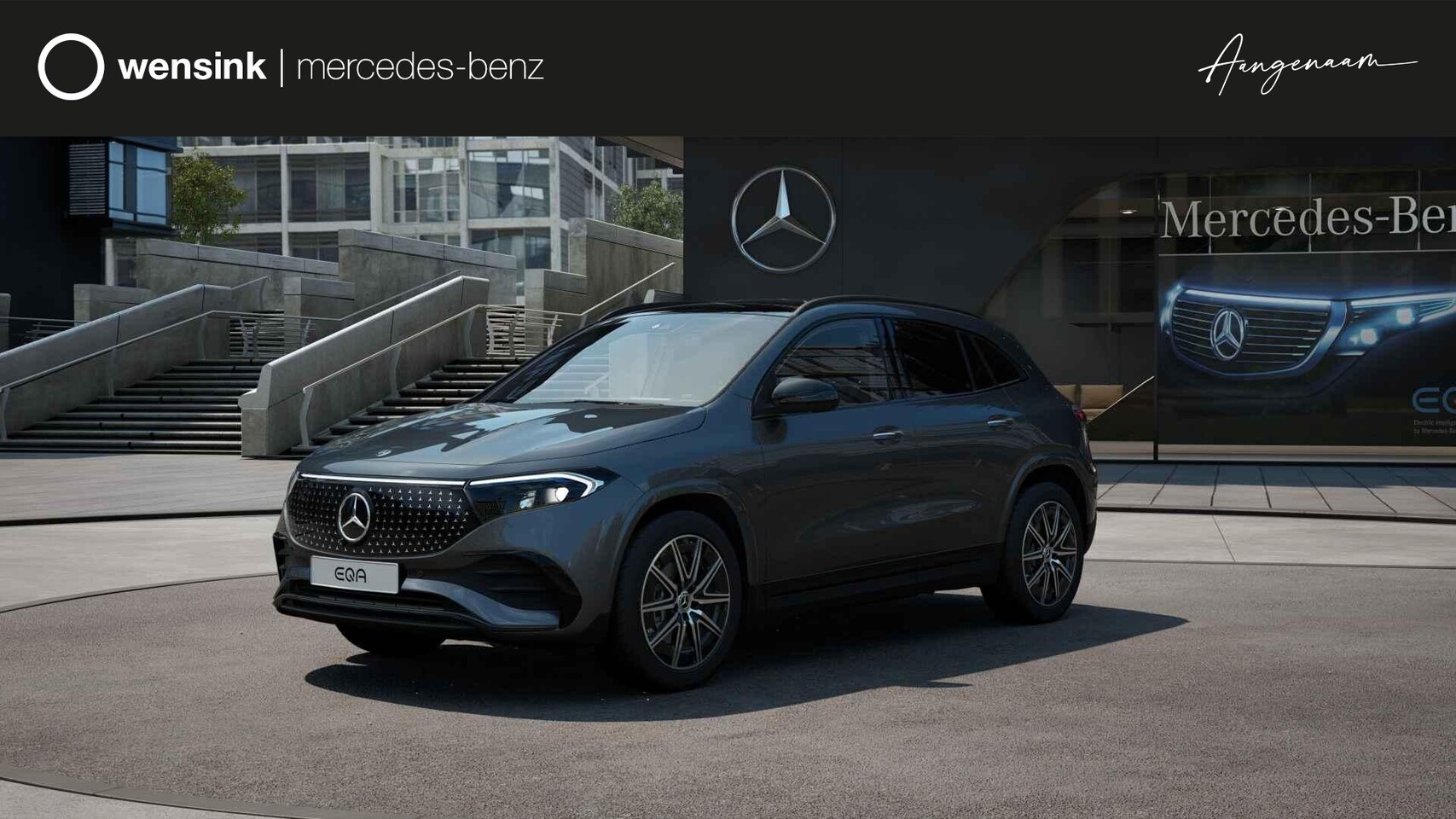 Mercedes-Benz EQA - 250+ AMG Line Premium Plus | Panoramadak | Nightpakket | Head-up Display | Burmester | 360 - AutoWereld.nl