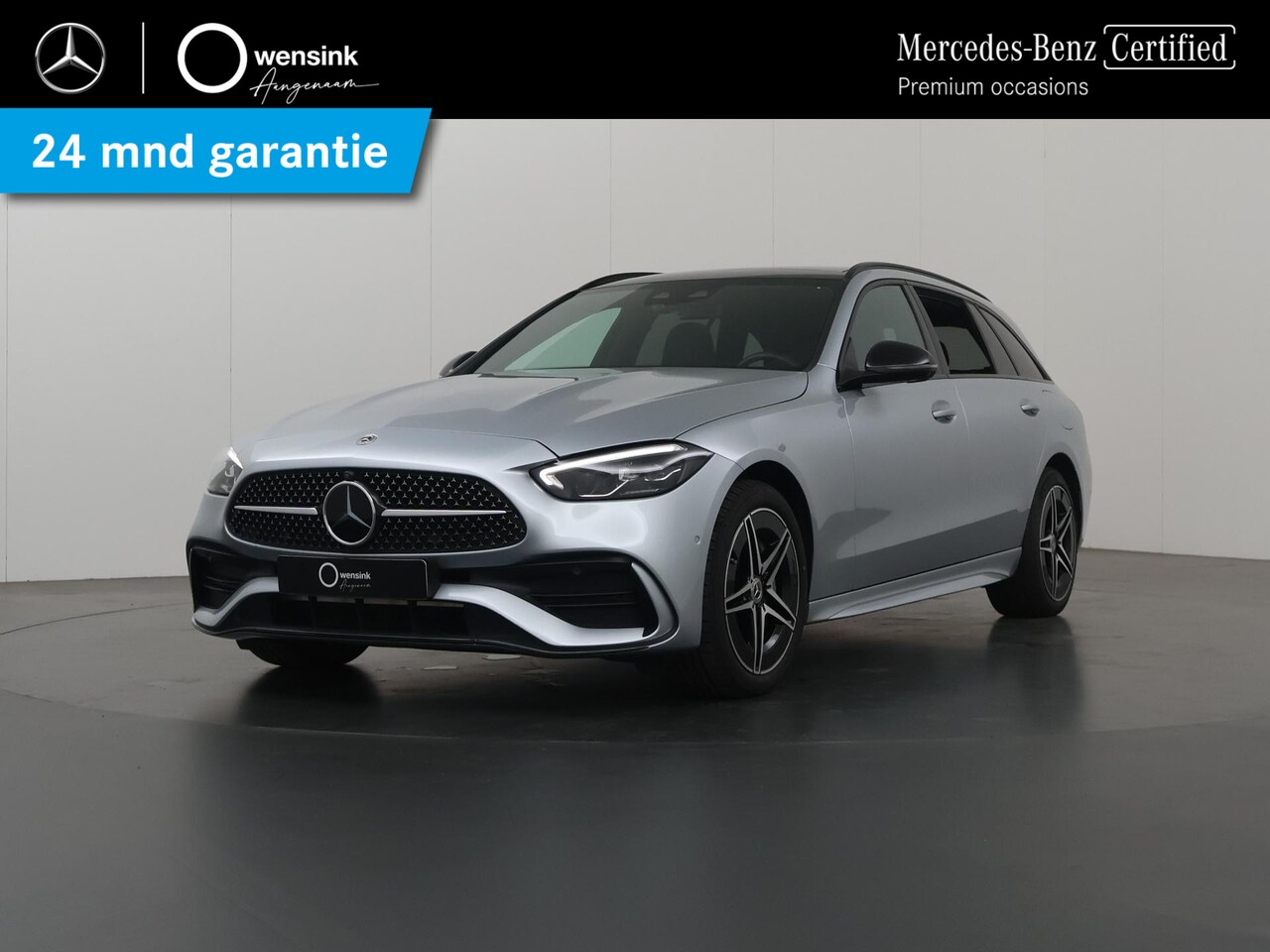 Mercedes-Benz C-klasse - 300 e 4MATIC AMG Line | Night | Panoramadak | 360 graden camera | Dakrails | - AutoWereld.nl