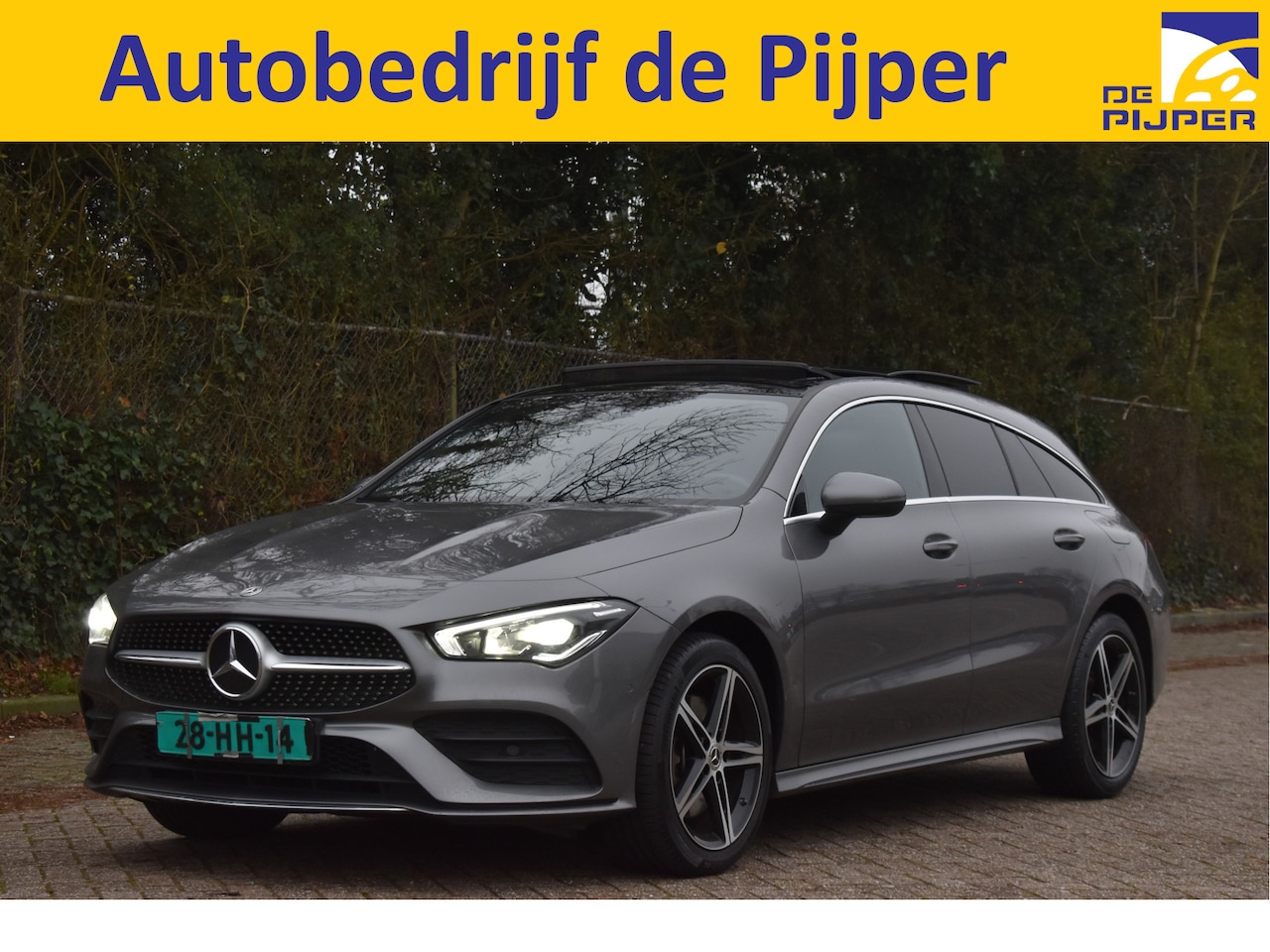 Mercedes-Benz CLA-klasse Shooting Brake - 250 e Business Solution AMG Limited 218 pk | Open dak | Camera | Carplay | Widescreen | Sf - AutoWereld.nl