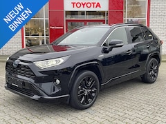 Toyota RAV4 - 2.5 HYBRID AWD BLACK EDITION STOELVERW EL-STOEL NAVI PARK-SENSOREN APPLE/ANDROID 19" LM-VE