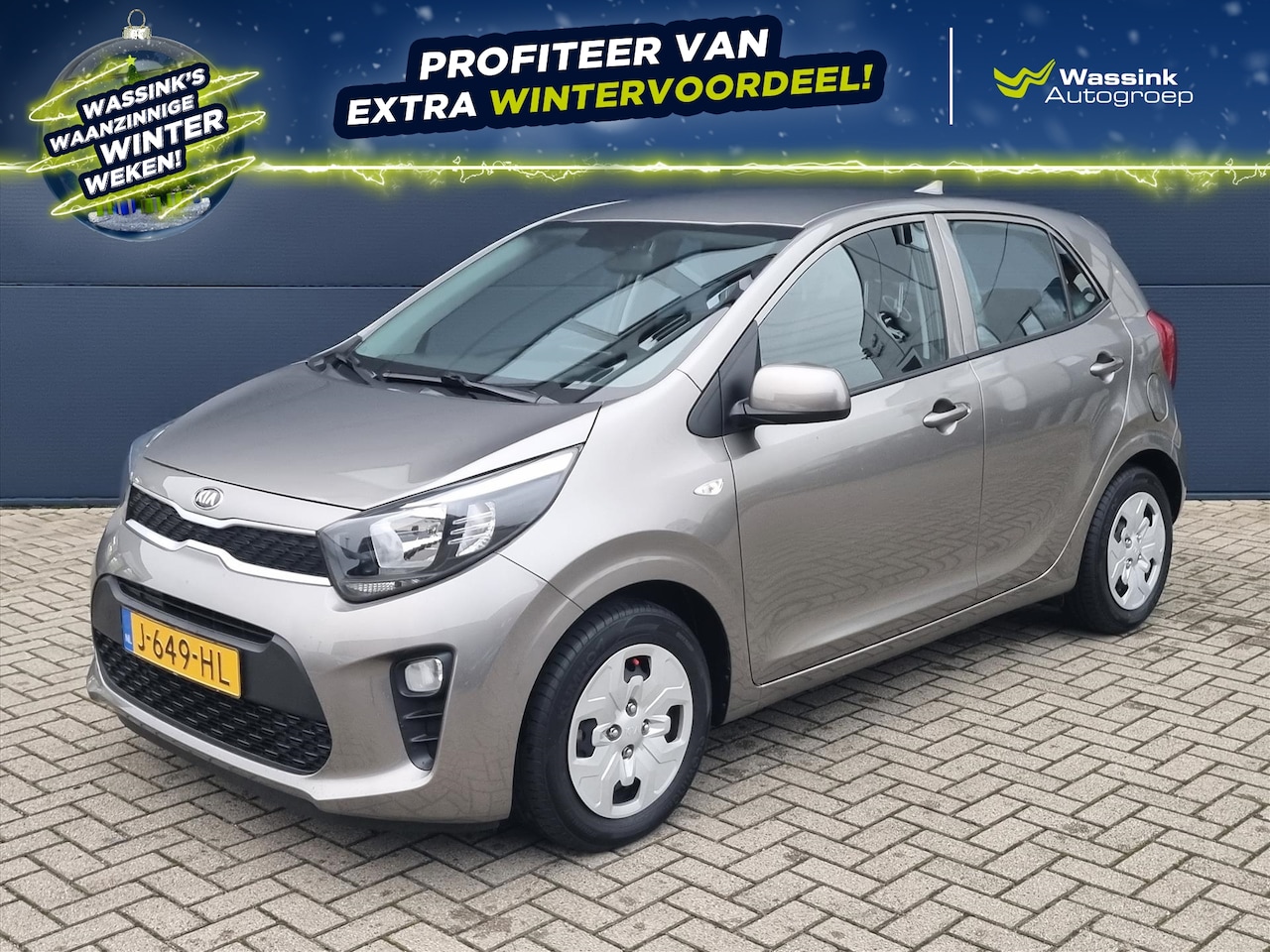 Kia Picanto - 1.0 MPi 67pk 4-zits ComfortPlusLine | Camera | Airco | Bluetooth | Lage Km Stand | - AutoWereld.nl