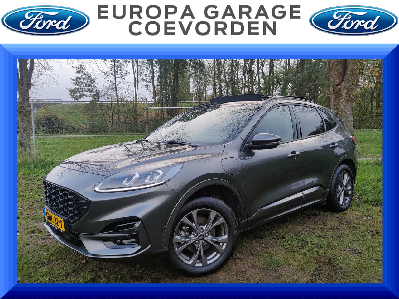 Ford Kuga - 2.5 PHEV ST-Line X 225PK | SCHUIF/KANTELDAK | TREKHAAK | ADAP. CRUISE | HEAD-UP | - AutoWereld.nl